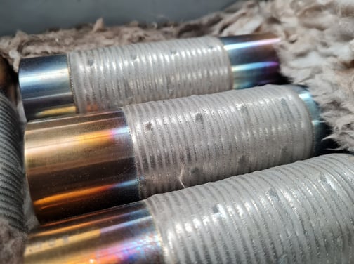 Colmonoy 62 Laser Clad on Coupling Sleeves