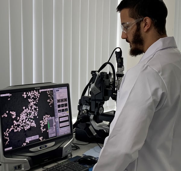 Determination of hollow particle count in Colmonoy 33P2 powder using Digital Optical Microscope