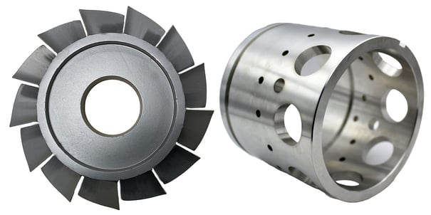 Impeller and Flow Control Cage Valve