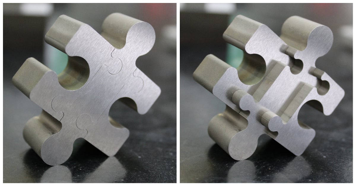 Wallex® 12 Wire Cut as a Jigsaw by the New EDM using zero-tolerance machining practices