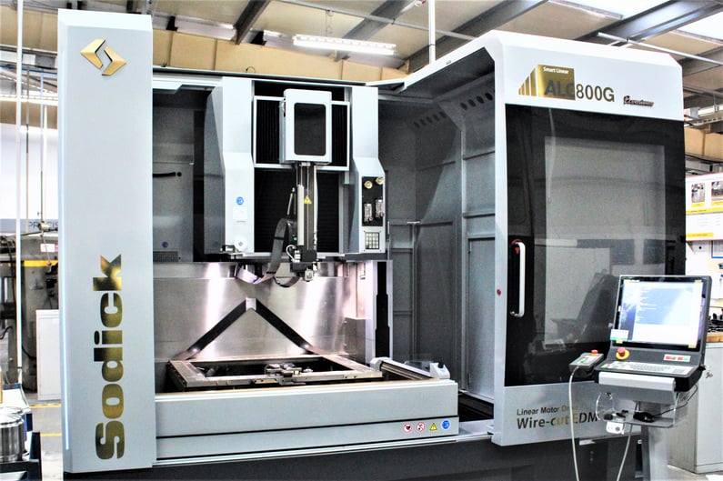 Wall Colmonoy Limited EDM WIre Machine Sodick AIC800G installed